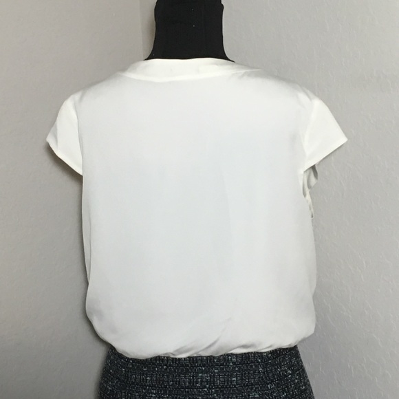 Ann Taylor Faux Wrap Tweed Sheath Dress Sz 12 - Picture 5 of 8